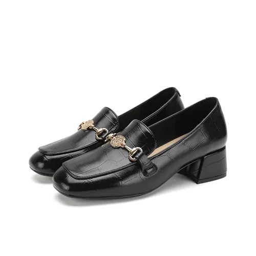 FOXER Лоферы Черные Женские