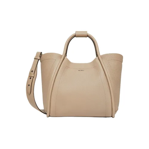 MaxMara Сумка через плечо из телячьей кожи маленькая сумка женская телесного цвета