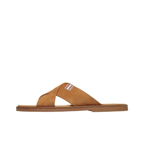 BALLY Износостойкие шлепанцы Мужские Коричневые