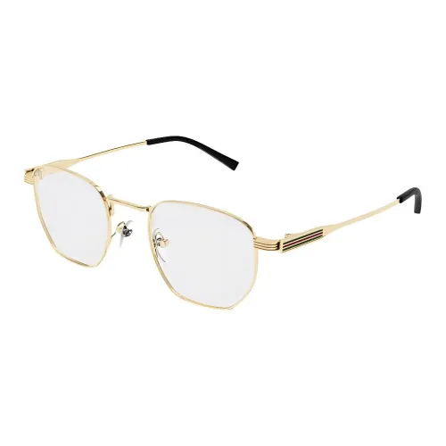 GUCCI Нерегулярная форма Оправы для очков Мужской Золото