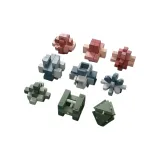 Высококачественный [Моранди Цвет] Luban Замковая 9-штучный комплект