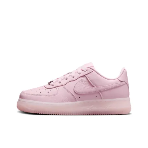 Nike Air FORCE 1 Детская Повседневная Обувь Низкий Топ Розовый Унисекс