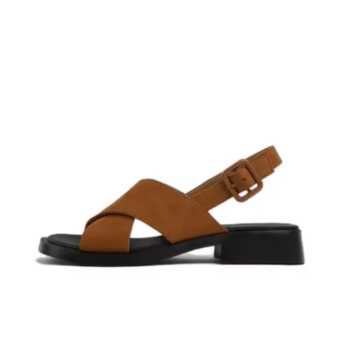 CAMPER Dana One Ремешок Сандалии 3,1 см Женские Коричневый