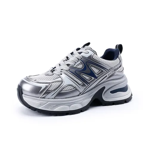 Spider King Low Топ Толстая подошва Кроссовки Женские