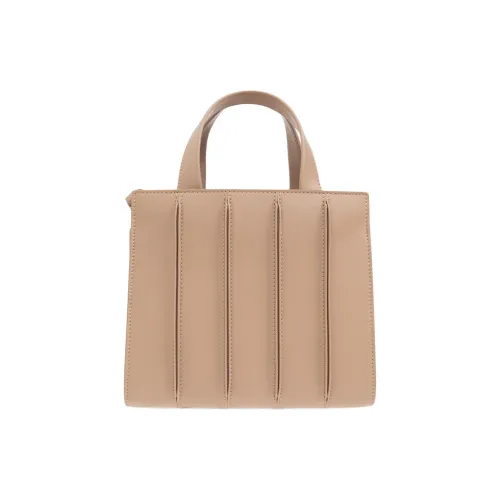 MaxMara Сумка через плечо из натуральной кожи сумка обычного размера женская бежевая