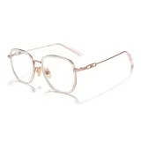 Прозрачный розово-золотой