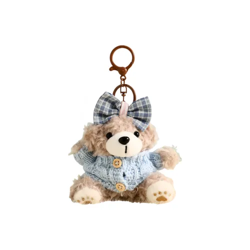 Jinnew Sweetheart Bowknot Cookie Bear Plush Pendant 11,5 см Высота