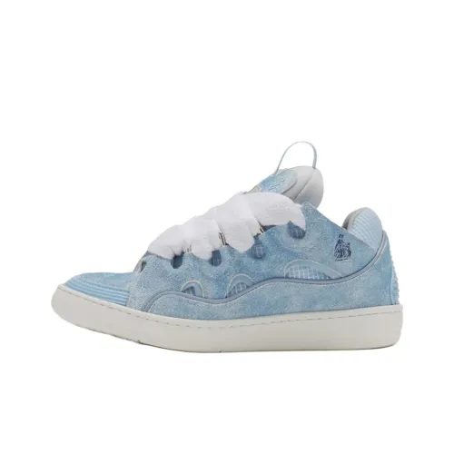 Lanvin Curb Low Топ Скейтборд Кроссовки Унисекс Синий