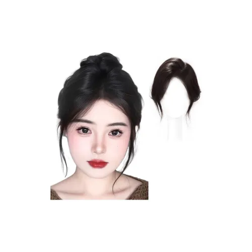 WANWANFENG Телесный Свет And Прозрачный Женский Перука Из Человеческого Волоса Короткие Прямые Волосы