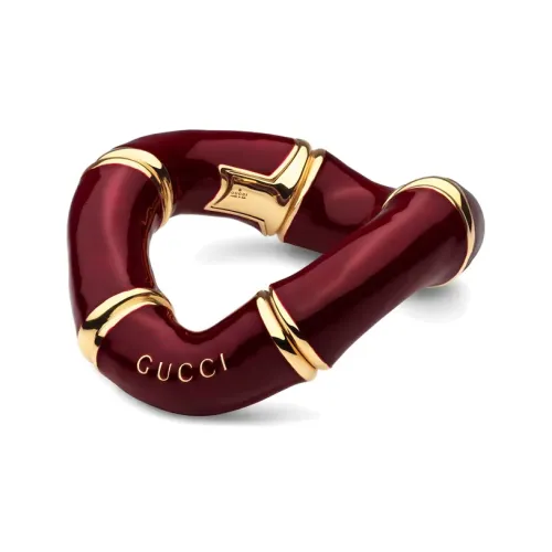 GUCCI Эмаль Алюминий Браслеты Женские Красный