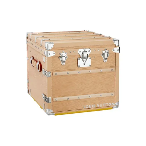 LOUIS VUITTON Malle Courrier Кожа EPI Коробка для хранения Мини Мужской Бежевый