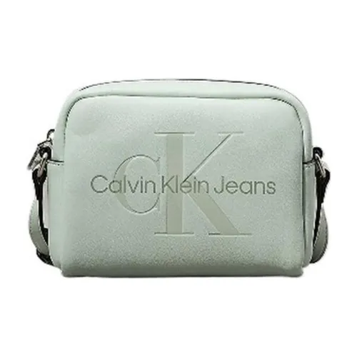 CALVIN KLEIN Синтетическая кожа Camera Сумка Плечевая сумка Стандартная Женская Зеленая