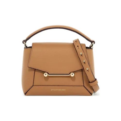 Strathberry Телячья кожа Сумка на одно плечо Женская Карамель