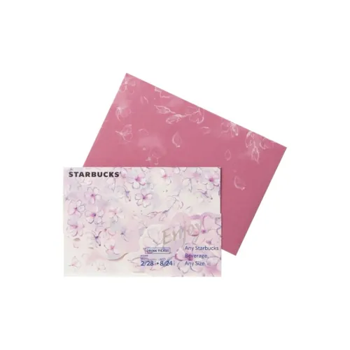 Starbucks SAKURA2025 Сумерки Вишневый цветок Бесплатный напиток Мерч по IP