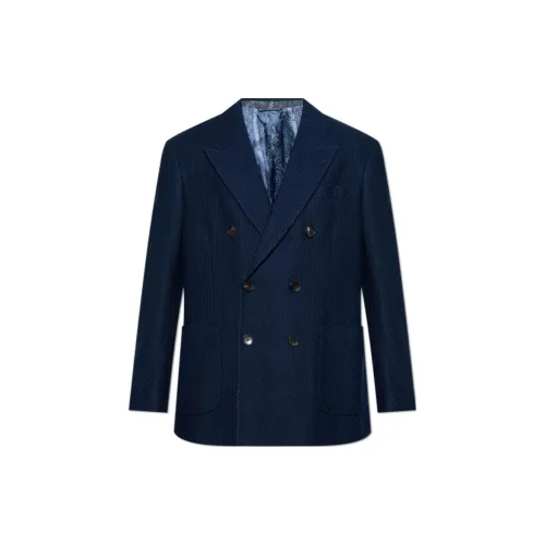 ETRO Бизнес-костюм мужской темно-синий