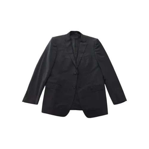 Ermenegildo Zegna Темно-серый Мужской Деловой костюм