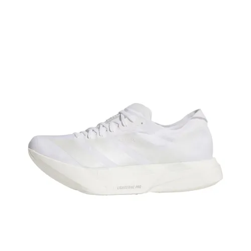 Adidas Adizero Adios Pro 4 Беговые кроссовки Низкий Топ Белый Мужской