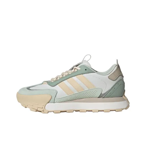 Adidas Futro Mixr Slip Resistant Abrasion Resistant Низкий Топ Повседневные Беговые кроссовки Унисекс Серый Зеленый