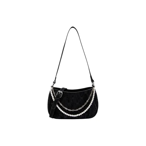 Juju Jimmy ПУ (полиуретан) Сумка через плечо Стандартная Женская Классическая Черная