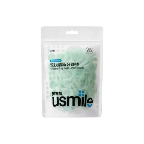 Usmile Свежий Сверхтонкий Двойной Пачка Family Stockup Набор Floss Sticks 180 шт 200 шт Сумка 250 шт