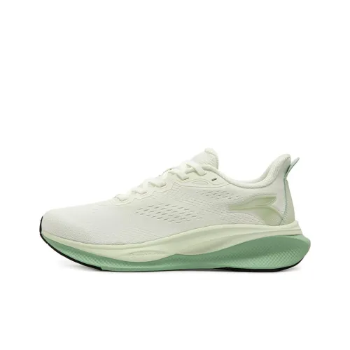 361° Противоскользящий Устойчивый к истиранию Устойчивый к отскоку Низкий топ Спринт Беговые кроссовки Унисекс Белый Зеленый