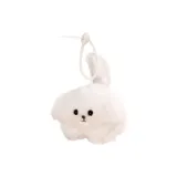 Милый щенок белый (лягушачий ремень)