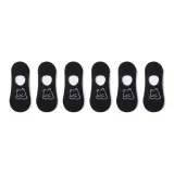 6 пар (6 черных)