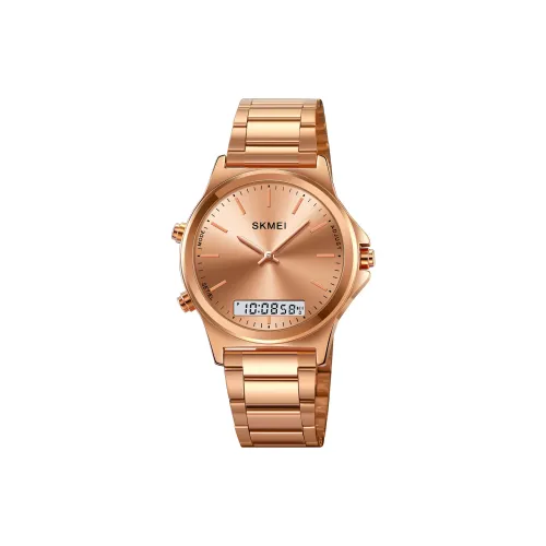SKMEI Электронные Механические Часы Унисекс Золотой Циферблат