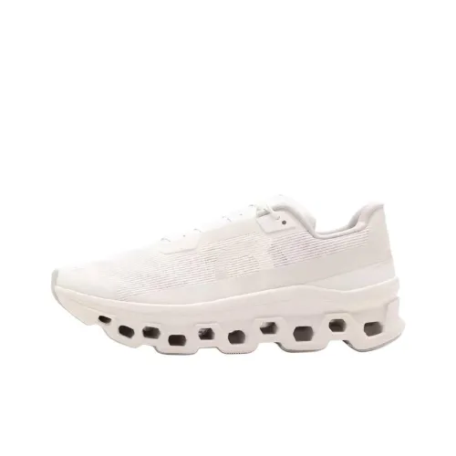 On Cloudmonster Void Slip-resistant Abrasion-resistant Low Top Casual Running Shoes Men's White На Cloudmonster Void противоскользящий устойчивый к истиранию низкий топ повседневные беговые кроссовки мужской белый