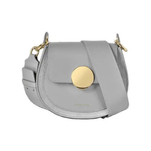 Le Parmentier Замша Телячья кожа Сумка через плечо Сумка на плечо Стандартная Женская Серый