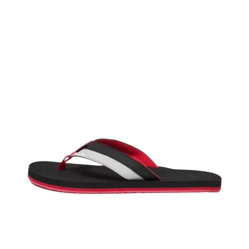 Oakley Slip-Resistant Шлепанцы Унисекс Черный Красный