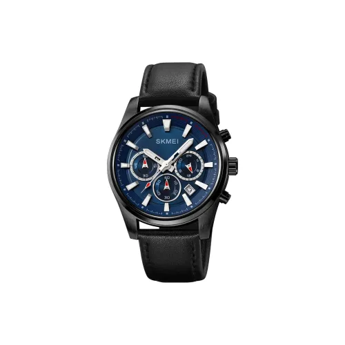 SKMEI Кварцевый механизм Часы Мужские Синий циферблат