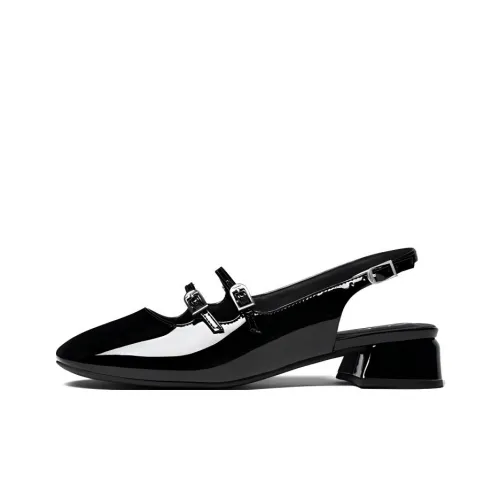Clarks Высокие каблуки Черные Женские