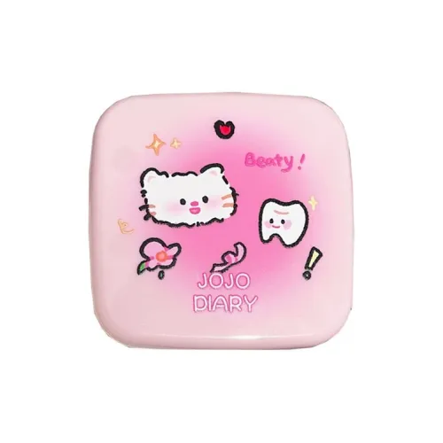 JOJO DIARY Розовый котенок Большой Пудра Компактный Настройка Пудра Для контроля жирности Нет TRANSFER Сглаживающий Не клейкий 20г
