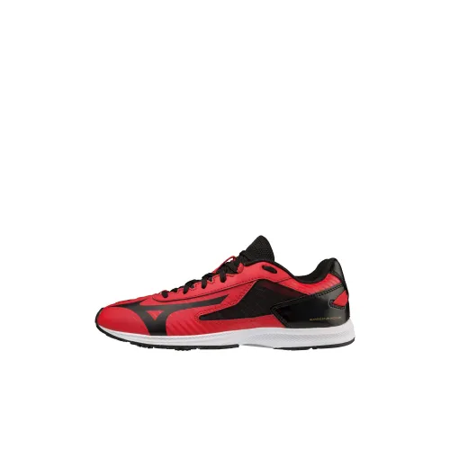 Mizuno Speed Детская беговая обувь Низкий топ Красный Черный Kids