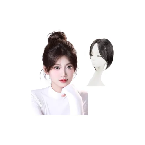 WANWANFENG Малыш Волосы Линия на лбу Бесплатно Вышивка Женская Перука Человеческие Волосы Короткие Прямые Волосы