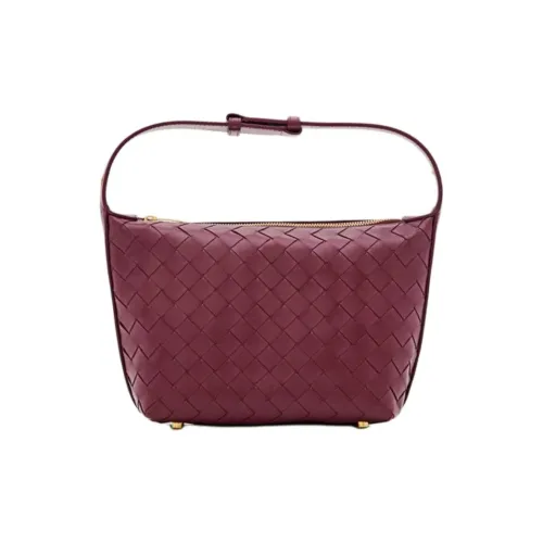 Bottega Veneta Wallace Телячья кожа Одно плечо Сумка Мини Женская Коричневая