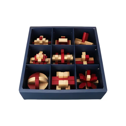 Lezhi by me Zhuge Замок And Lu Ban Замок Китайский стиль 9 предметов Набор с инструментами для открытия Развивающие игрушки