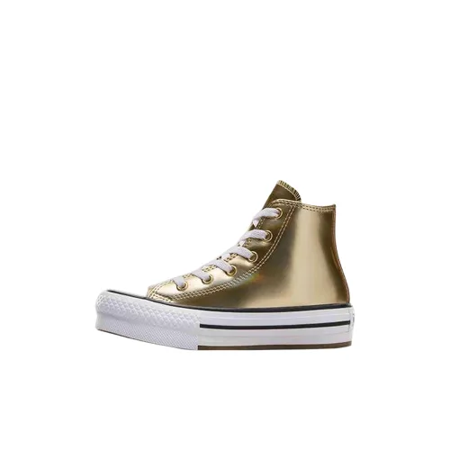Converse Chuck Taylor All Star High Топ Детские Скейтбординги Золотой Детский