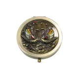 Double Purple Swan Foldable Round Mirror Gift Box Included: 12 Pack  
Двойной Фиолетовый Лебедь Складной Круглый Зеркало Подарочная Коробка Включено: 12 Пачка