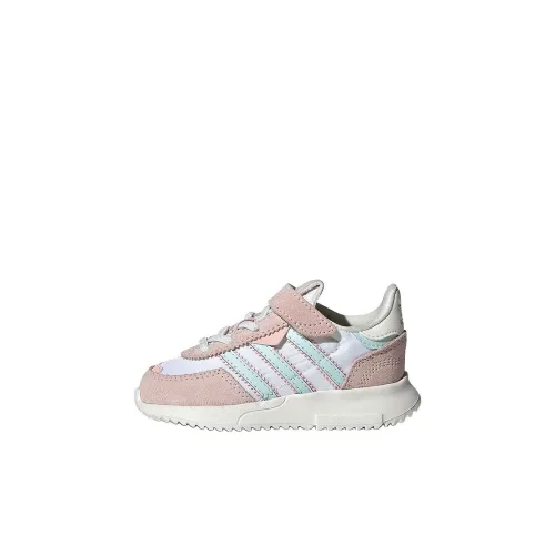 Adidas Originals Retropy F2 Slip-resistant Abrasion-resistant Низкий топ Обувь для малышей Розовый Белый Infant и Toddler