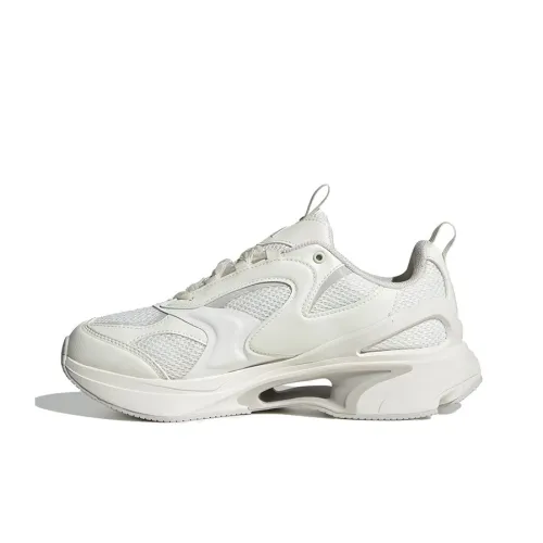 Adidas Slip-resistant Abrasion-resistant Low Top Casual Running Shoes Women's White Adidas Противоскользящие Аbrasion-resistant Низкие Топ Повседневные Беговые Кроссовки Женские Белые