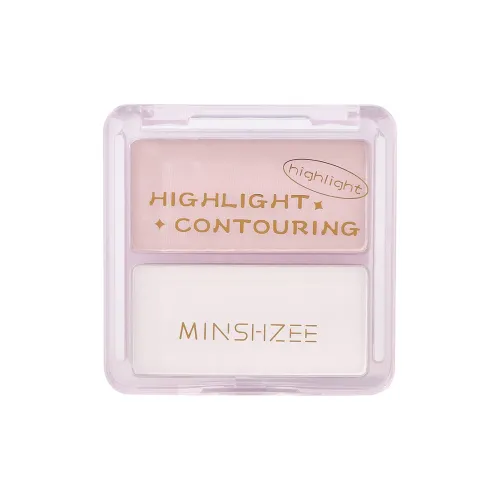 MINSHZEE Двухтонный хайлайтер палетка для теней легко смешивается осветляющий тон кожи вечерний тон кожи