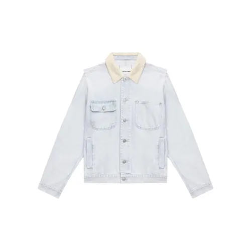 ISABEL MARANT ETOILE Белый Мужской Джинсовые куртки