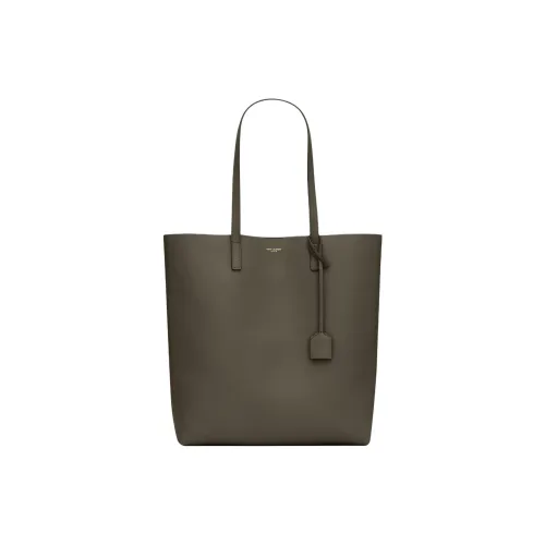 SAINT LAURENT Кожа Тоут Сумка Сумка для покупок Сумка на плечо Стандартная Женская Оливково-зеленая