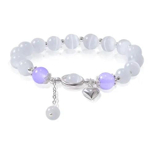 MEOBURLIY Стекло Кошачий глаз Нефритовые браслеты Женские