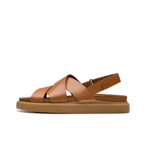 Clarks Aristra Коллекция Римские Сандалии 3 см Женские Коричневый