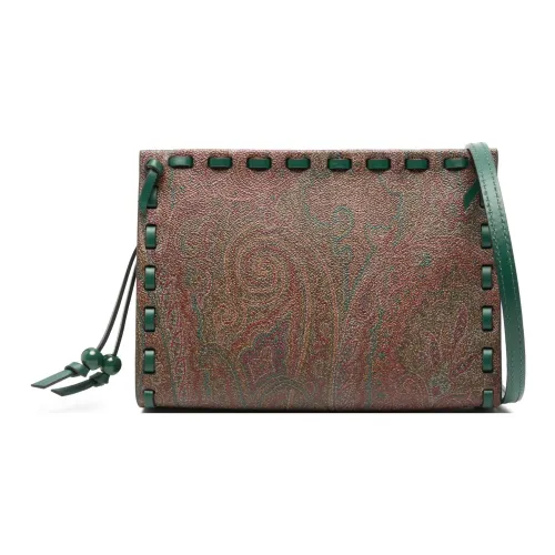 ETRO PVC Сумка через плечо Унисекс Красная и Зеленая