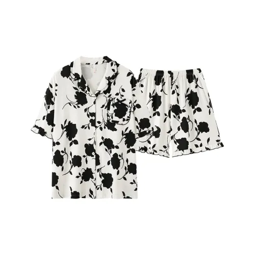 XIAFENYAN Абрикос Женские Пижамные Комплекты