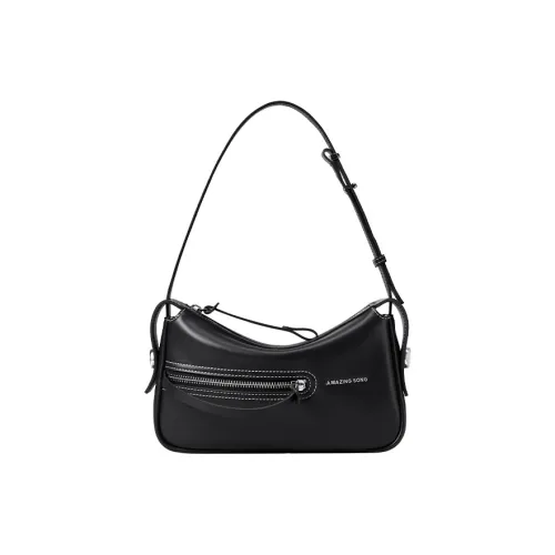 AMAZING SONG Коровья кожа Сумка Сумка через плечо Женская Элегантная Черная Кремовая Белая Анкора Красная